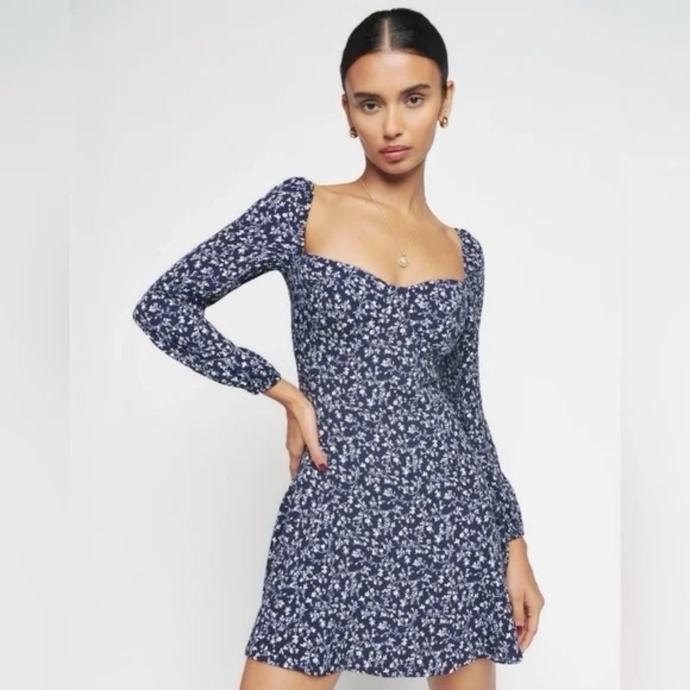 Reformation Long Sleeve Mochi Dress | Twilight